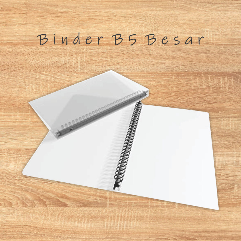 

Binder B5 Transparan / Binder Oragnizer Kertas Loose Leaf Paper B5