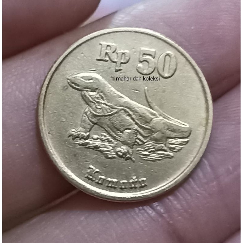 koin komodo tahun 1991 asli