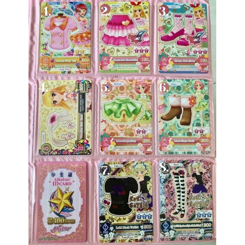 Kartu Aikatsu original, premium, normal, rare