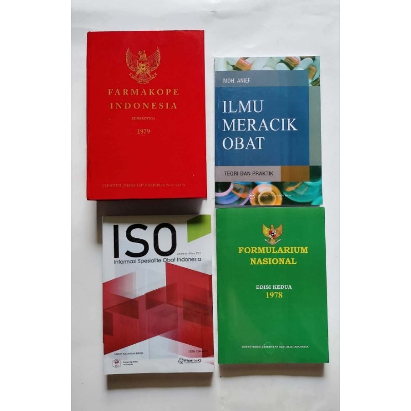 4 Buku FARMASI F3,FORNAS, IMO,ISO