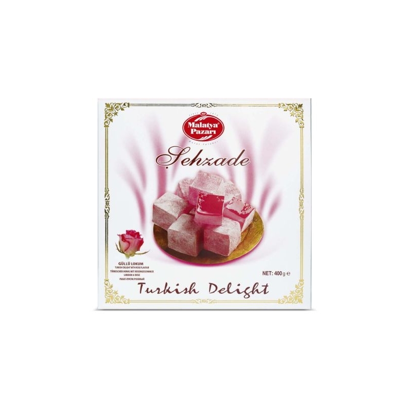 

Turkish Delight Malatya Parazi manisan rasa Rose/Mawar 400 gr