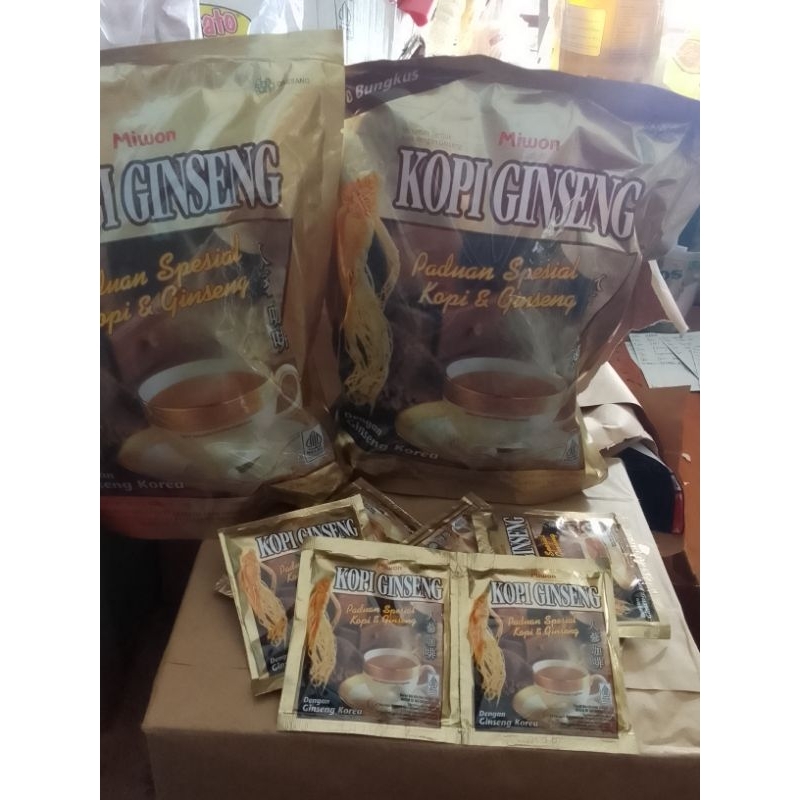 

KOPI GINGSENG MIWON ISI 20 PCS