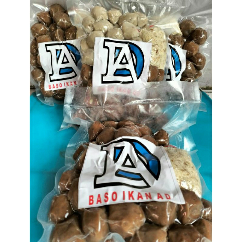 

#BAKSOAD Bakso ikan tuna isi 50 biji+bumbu kuah, enak dan lezat!!!