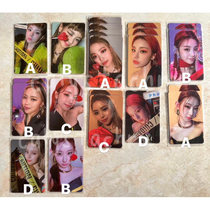 [BACA DESKRIPSI] Itzy Guess Who Album Photocards Ryujin Lia Yeji Chaeryeong PC
