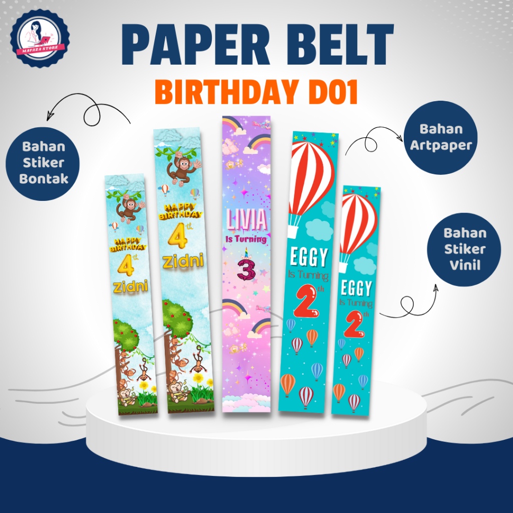 

Paperbelt Custom nasi kotak / paper belt hijab paper sleeve / sabuk souvenir pernikahan / roll label hijab