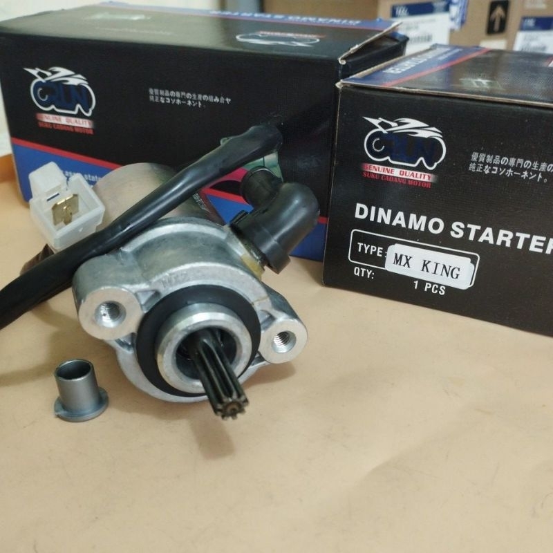 Crun DINAMO STARTER ASSY JUPITER MX KING (2PV) KABEL /VIXION ADVENCE NVA /XABRE /R15 /DYNAMO STATER 