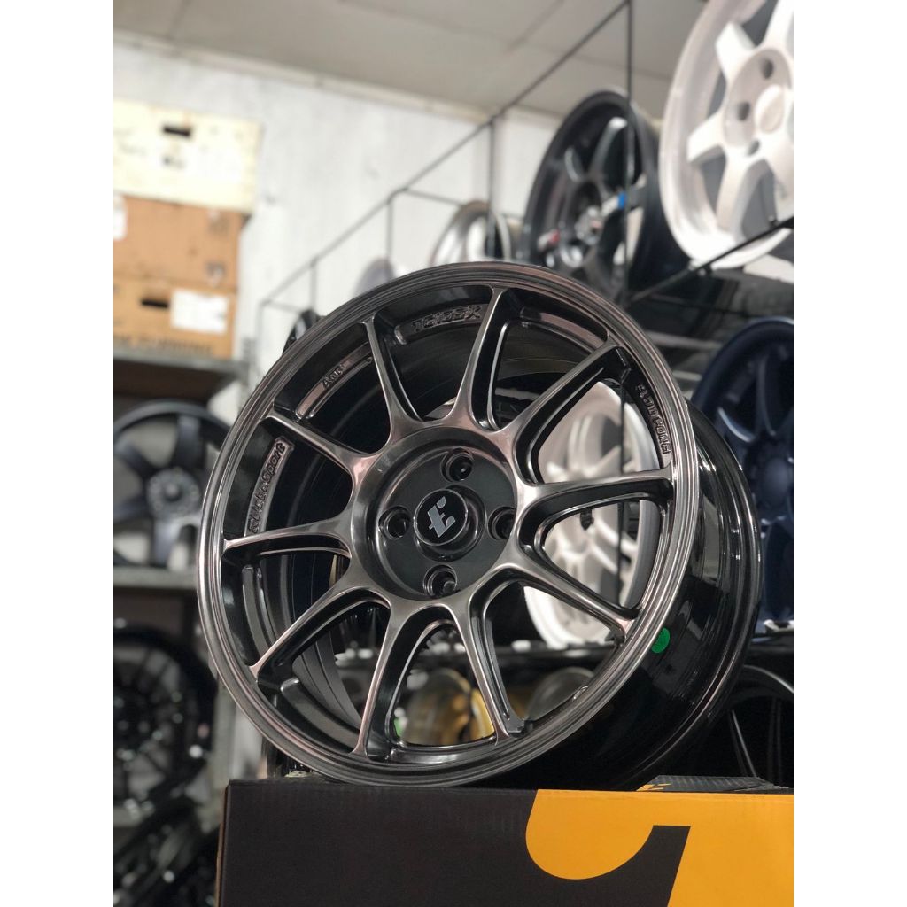 velg mobil ring 16 wedssport hyper black velg racing r16 tuk jazz,yaris,mobilio