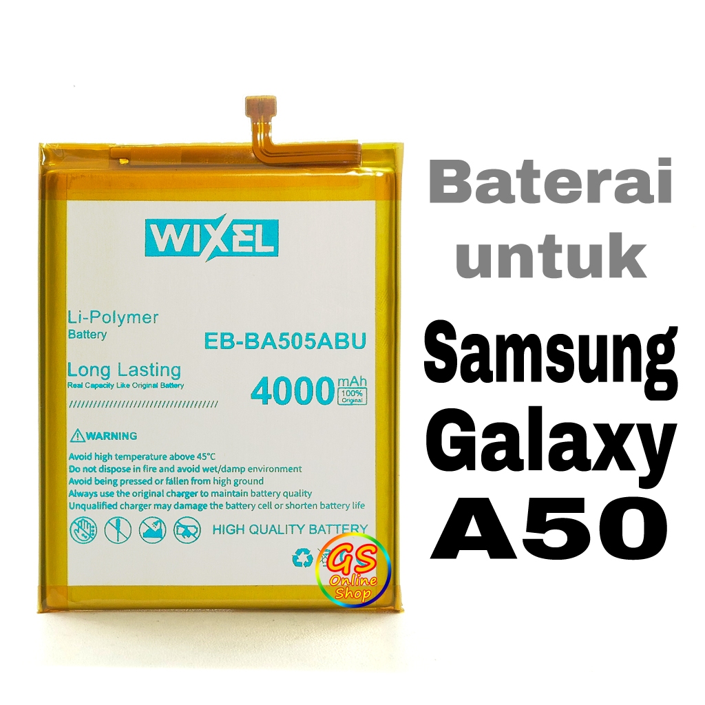 Baterai Wixel EB-BA505ABU untuk Samsung Galaxy A50 SM-A505F