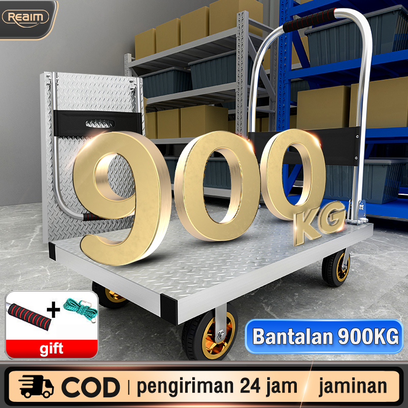 Troli Barang Lipat 900 Kg Handtruck Troli Barang Lipat Hand Truck Folding rolley / Hand Truck Model 