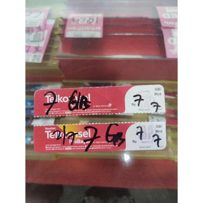 VOUCHER TELKOMSEL 7 GB (7 Hari)