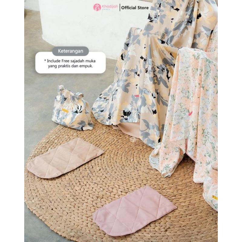 Mukena Dewasa Rayon Mukena Jumbo Fatimah Mukena Set Sajadah Terbaru Jumbo Creamy Jasmine
