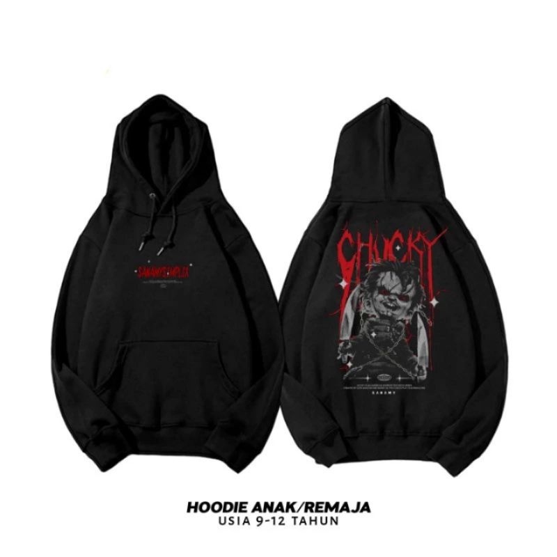 Hoodie anak 9-12 tahun sweater fashion anak chucky stm terlaris