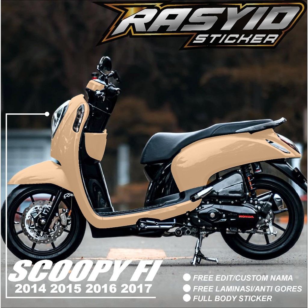 COD Sticker Decal Full body Motor Honda Scoopy FI Lama 2014 2015 2016 2017 Sticker Full Body Scoopy 