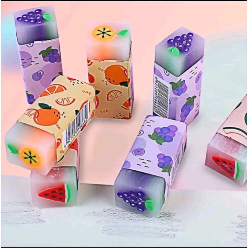 

Hapusan pensil buah/eraser/penghapus Dino/hapusan ikan/hapusan balok