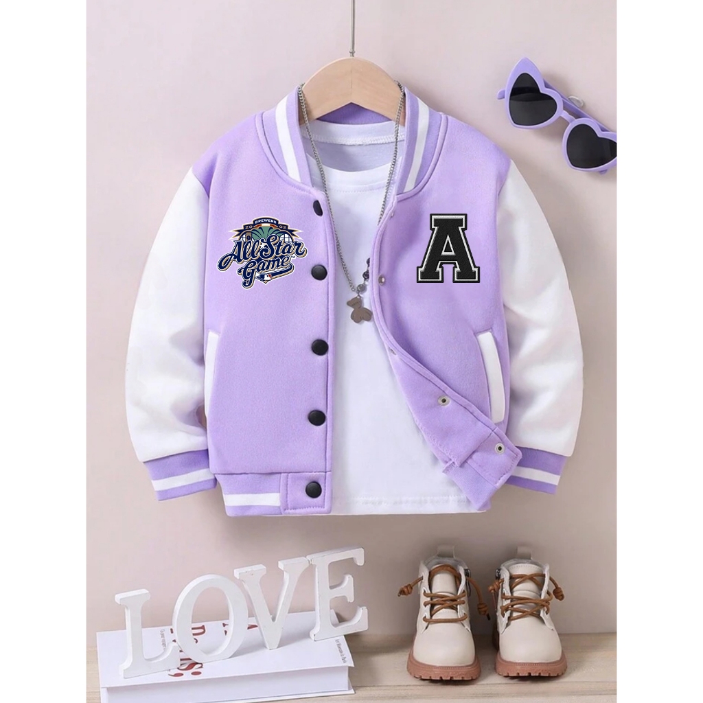 HOODY ANAK ALL STAR/BOMBER ANAK LUCU/ bisa riques inisial a-z usia 2-12 tahun/BOMBER ANAK KEREN/BOMB