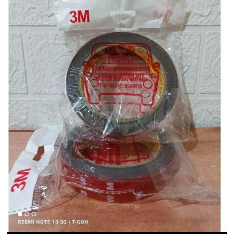 doble tape 3m exterior merah kuat double tape 3m dobel tape 3m merah