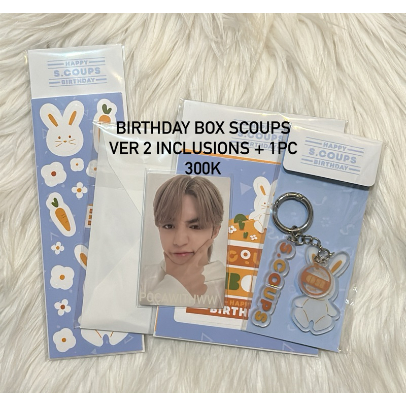 Photocard Seventeen PC SVT Scoups Seungcheol Birthday Box Ver 2
