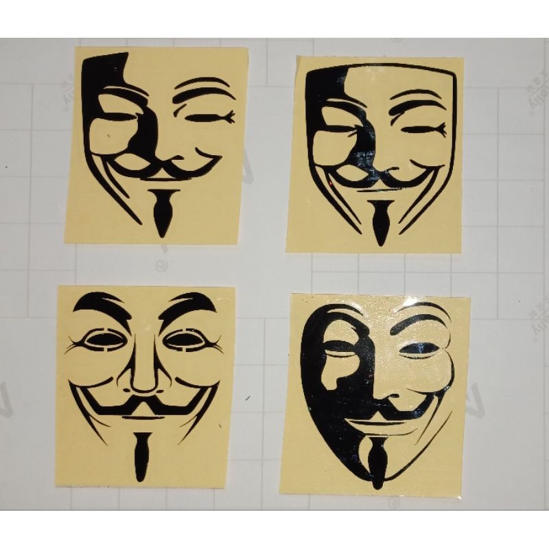 

Sticker siluet vendetta || khamuh sticker