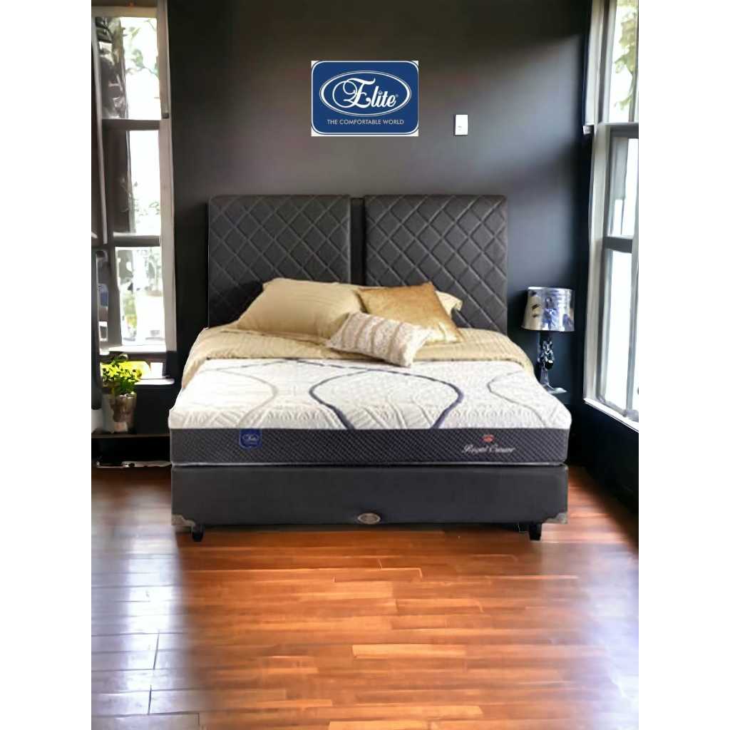 full set springbed kasur orthopedic Elite  royal crown