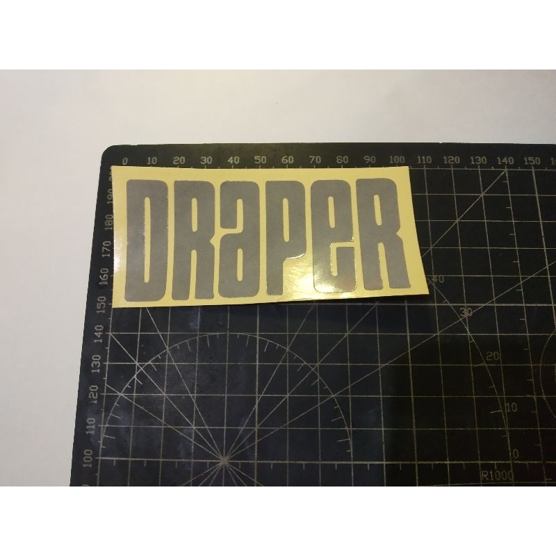 

cutting stiker draper