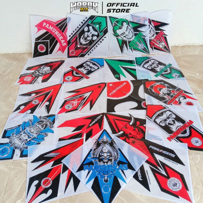 100Pcs Layangan Sukhoi Super Lilitan APUS By Pamungkas (Manuver Mantap & Packing Super aman)