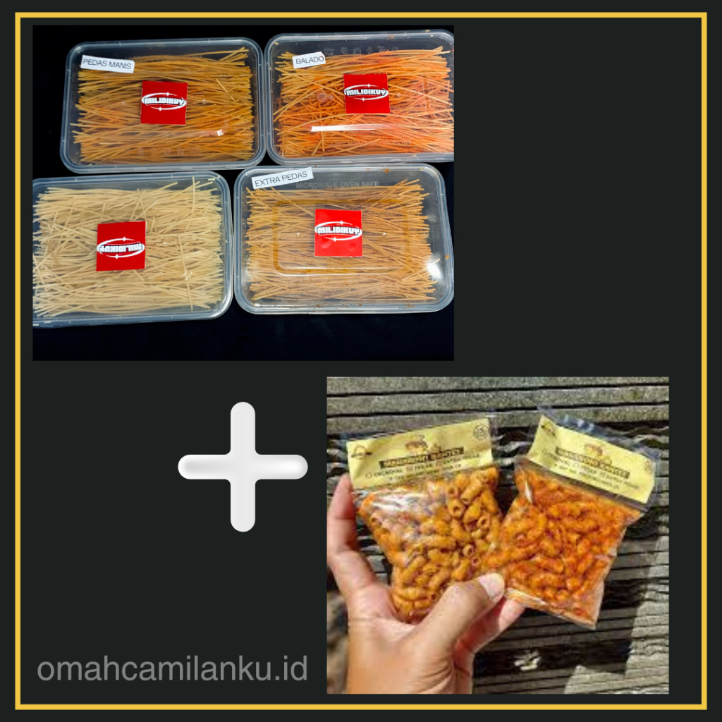 

PAKET HEMAT MILIDIKUY 650ML + MAKARONI BANTET CAP KOKI