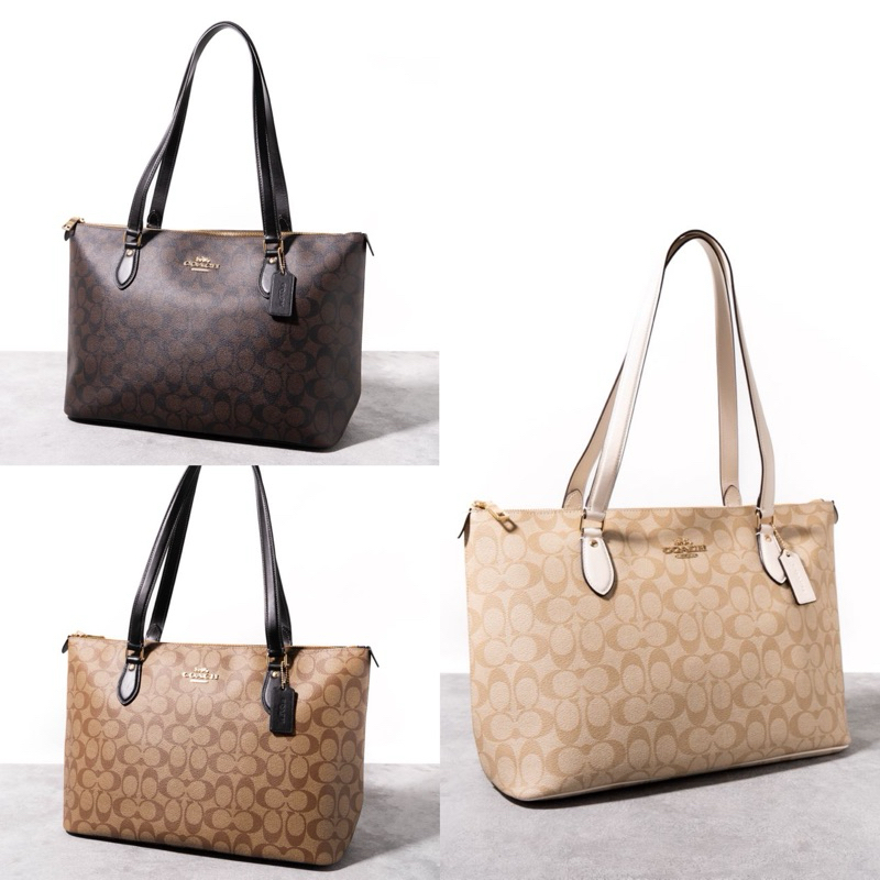 COACH Gallery tote in signature canvas