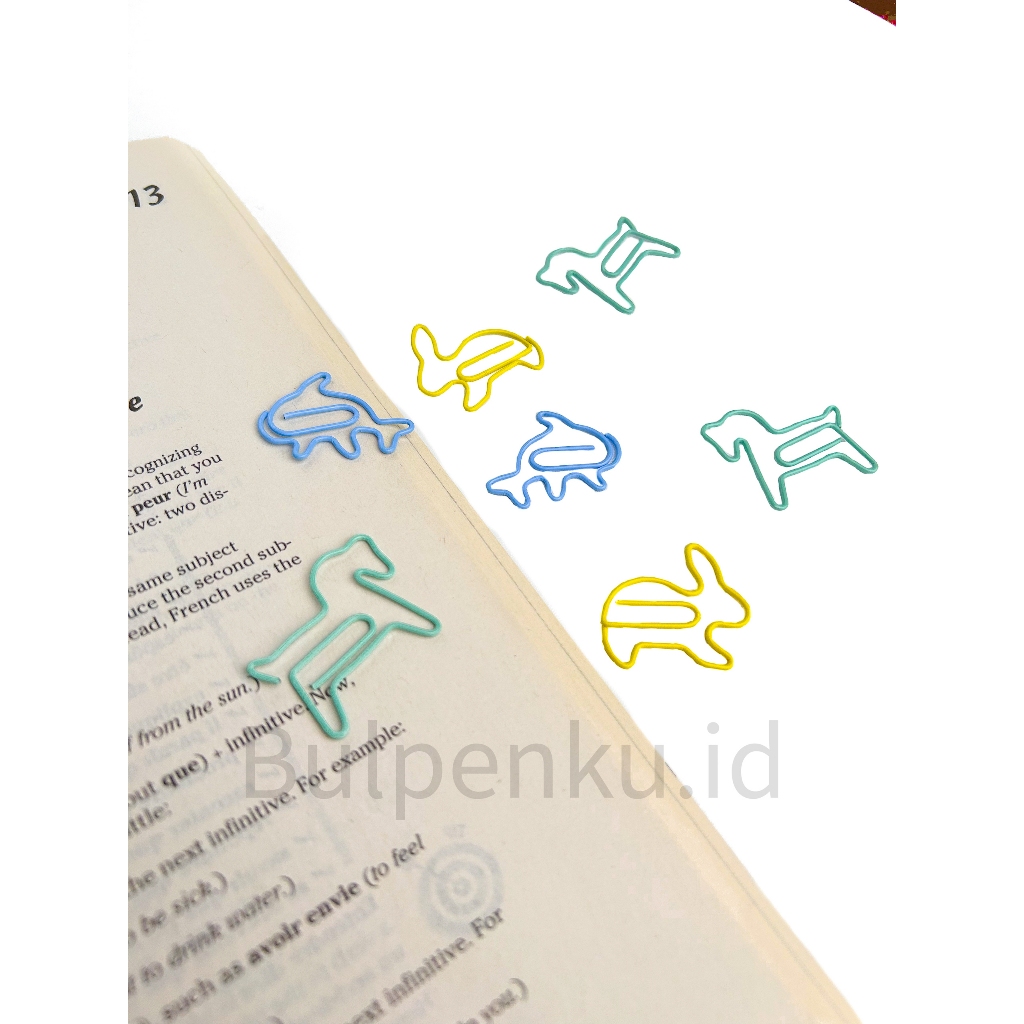 

12 pcs paper clip/ clip buku kertas / penjepit kertas/ klip kertas/ paper clip lucu