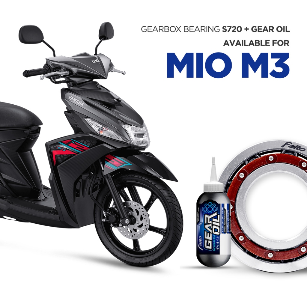 Faito Bearing Gardan Mio M3 / Mio S / Mio Z / Mio Soul GT 125 / Fino 125 / X-Ride 125  + Oli Gardan 