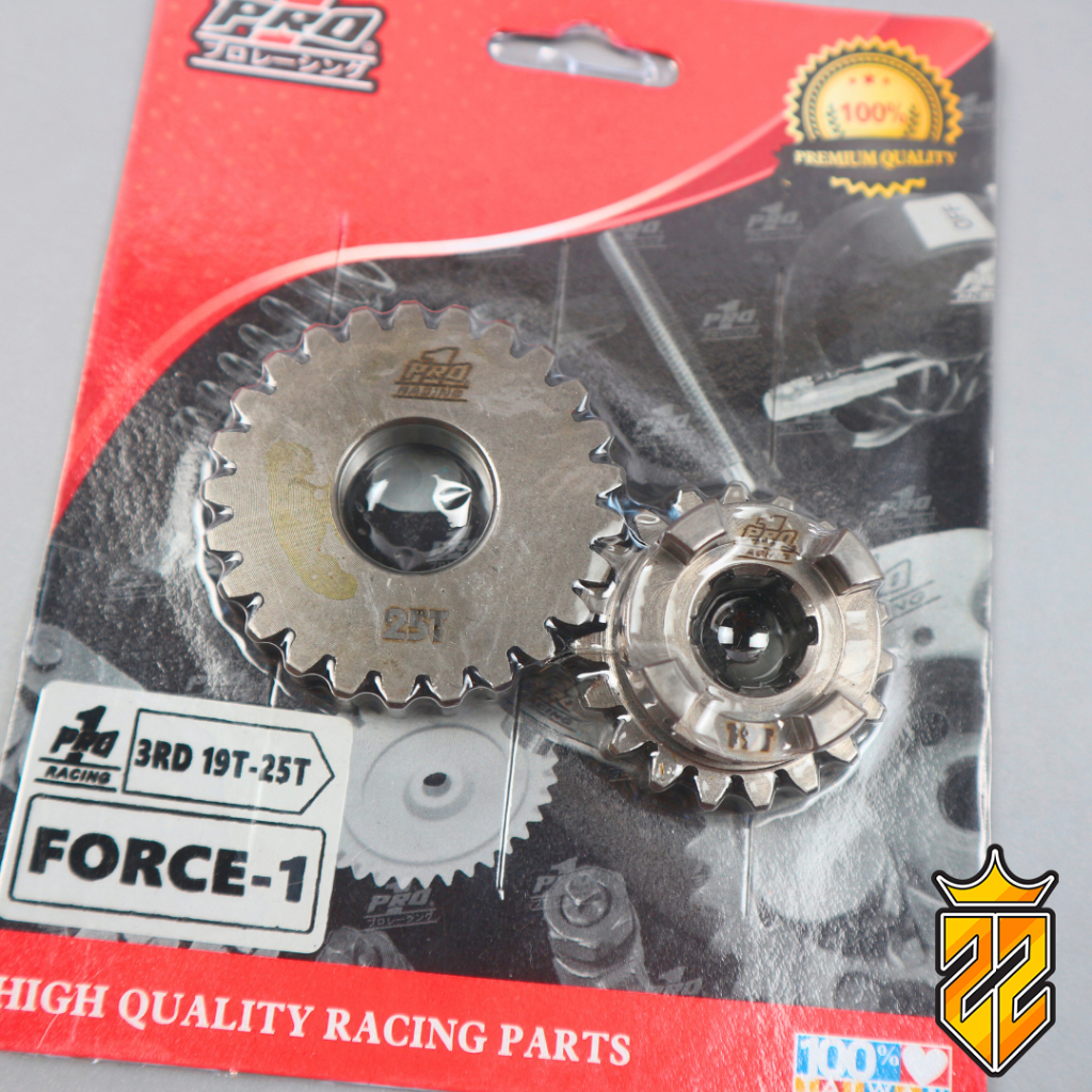 GIGI RASIO 3RD 19/25T F1ZR FULL CLUTCH F1ZR PRO 1 RACING