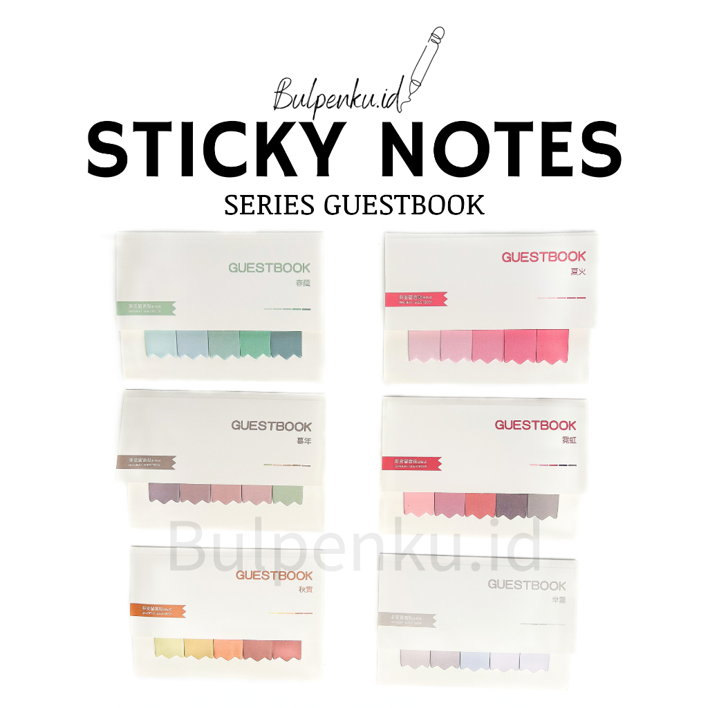 

100 pcs Sticky note/ sticky tabs / pembatas buku/ mini memo