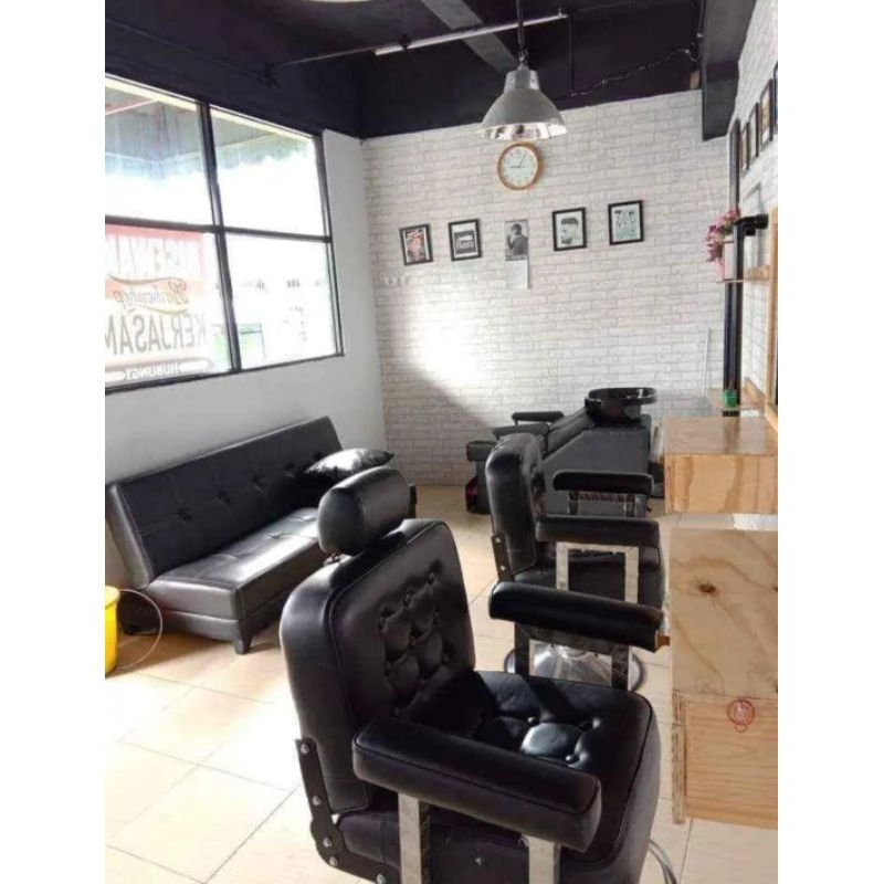 2 kursi barbershop like new second only