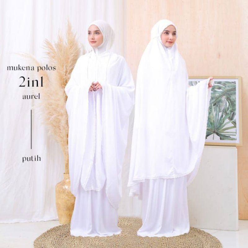 Arsiva Shop - Mukena Polos Dewasa Renda Cantik Terbaru