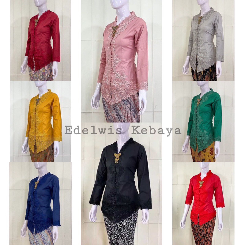 Kebaya Encim Bordir. Kebaya Encim Modern. Kebaya Encim Murah. Kebaya Bordir. KU. Kebaya Hitam