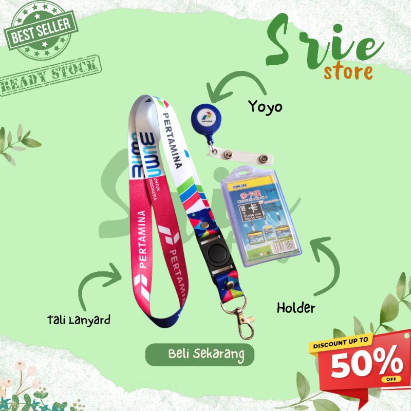 

TALI LANYARD PERTAMINA BUMN NEW MOTIF | TALI ID CARD PERTAMINA BUMN DIGITAL PRINT | TALI KALUNG POM PERTAMINA BUMN | GANTUNGAN SPBU PERTAMINA BUMN | GROSIR MURAH | STOK READY |