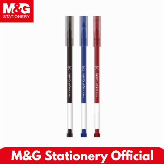 

M&G Economic Jumbo Gel pen 0.5mm Warna Black Red Blue Hitam Biru Merah #AGPB6971