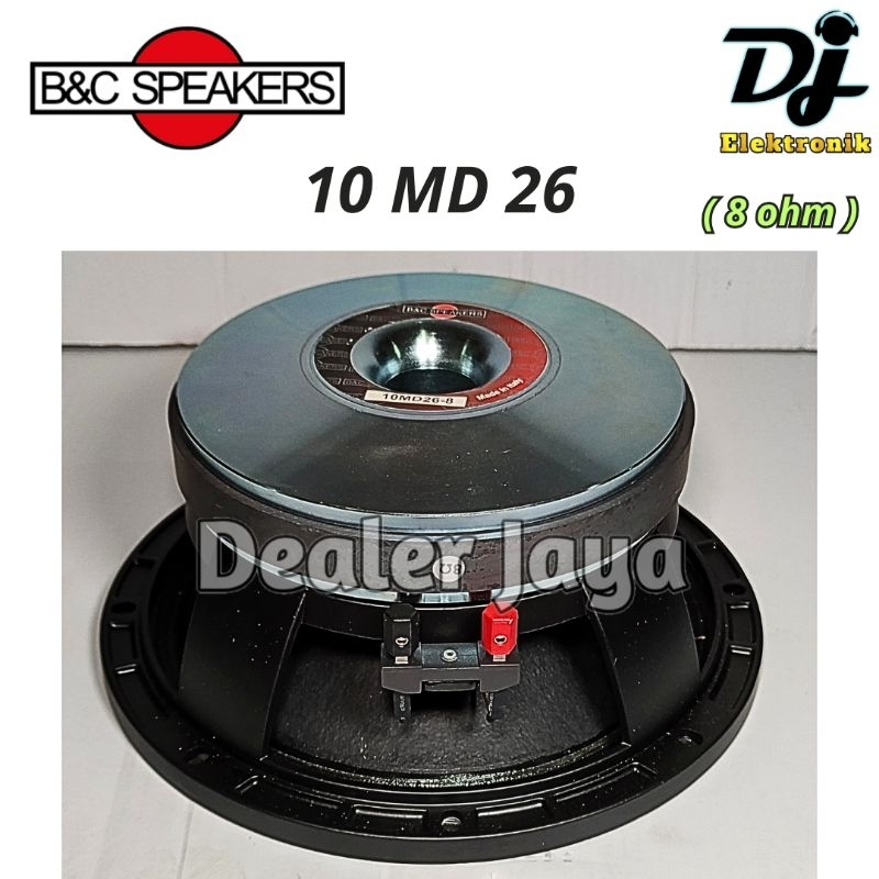 Speaker Komponen B&C / BNC 10 MD 26 / 10MD 26 / 10 MD26 / 10MD26 - 10 inch (8 ohm)