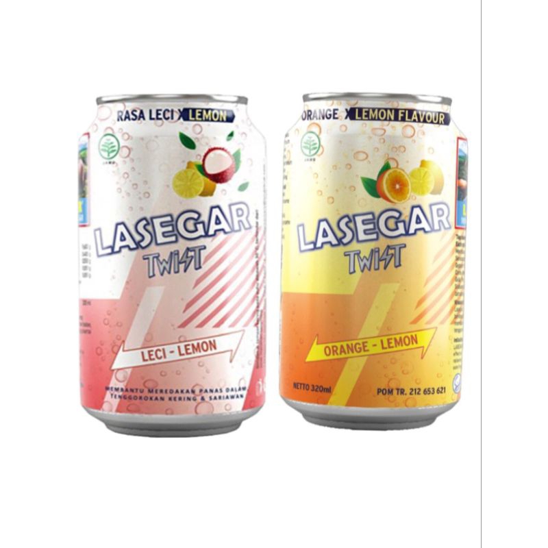 

LASEGAR Twist Minuman Penyegar Leci/Jeruk Lemon 320 ml