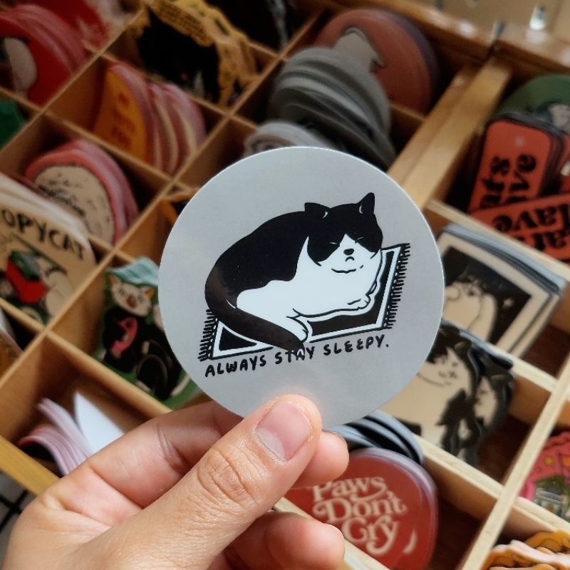 

Stay Sleepy (Round) Vinyl Sticker