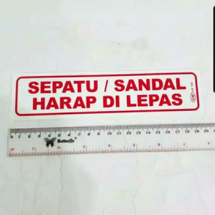 

STIKER VINYL SEPATU / SANDAL HARAP LEPAS