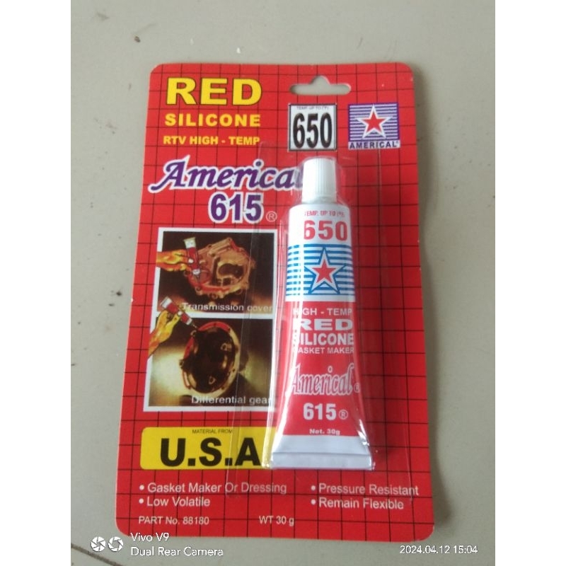 Lem gasket/paking merah