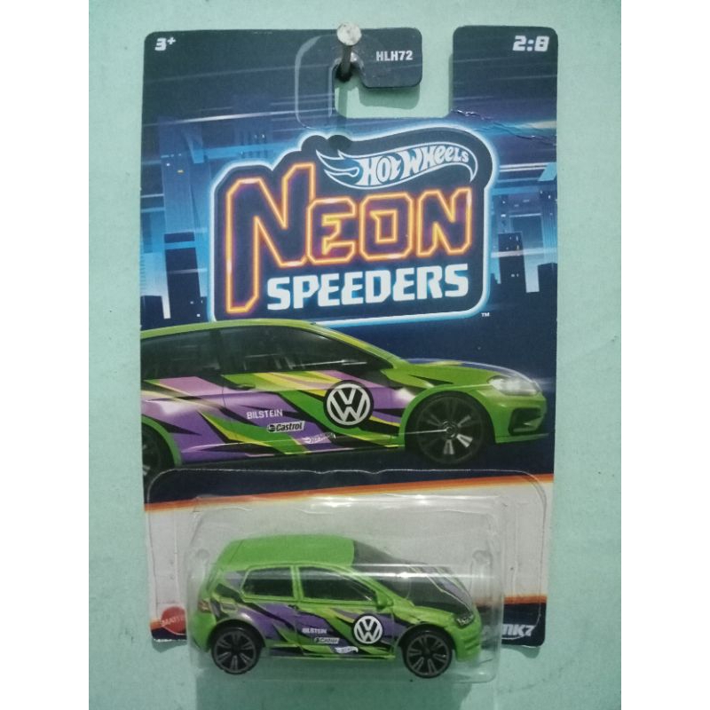 hot wheels neon speeders vw golf mk7