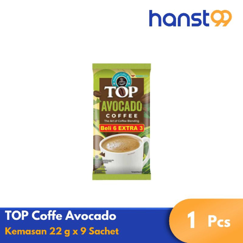 

TOP Coffee Kopi Avocado Sachet 9 x 22 g