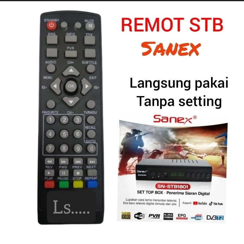 Remot Set top box SANEX.