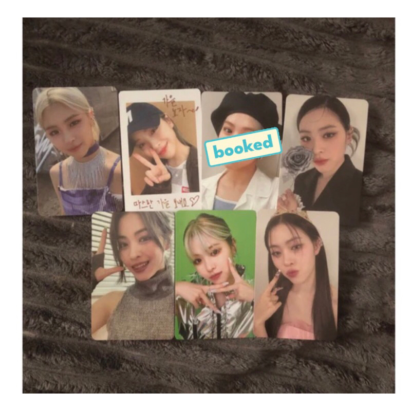 OFFICIAL PHOTOCARD RYUJIN ITZY NOT SHY CHECKMATE CHESHIRE NO BAD DAYS NBD