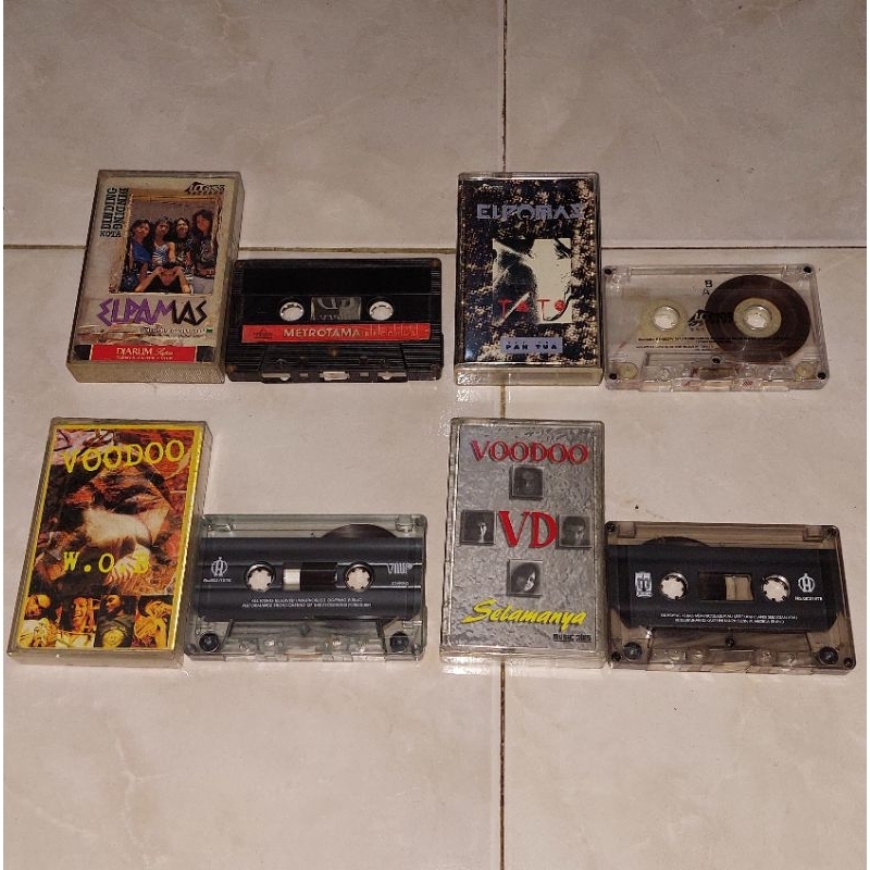 kaset ELPAMAS-Dinding Dinding Kota / ELPAMAS-Tato / VOODOO-W. O. B.