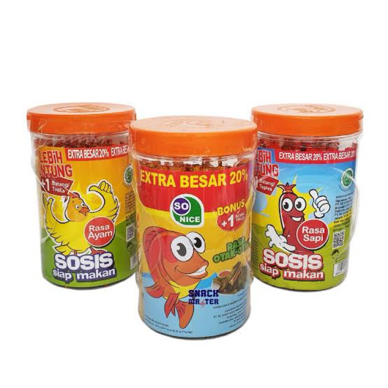 

Sosis so nice toples - so nice - sosis - jajan anak- cemilan anak murah