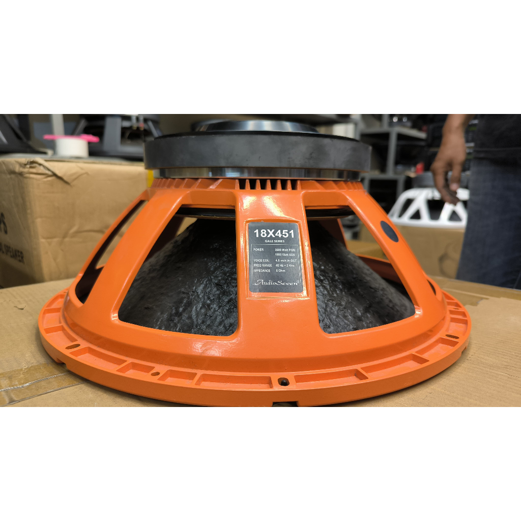 Audio Seven 18X451 GALE  Komponen Speaker 18 Inch 18 X451
