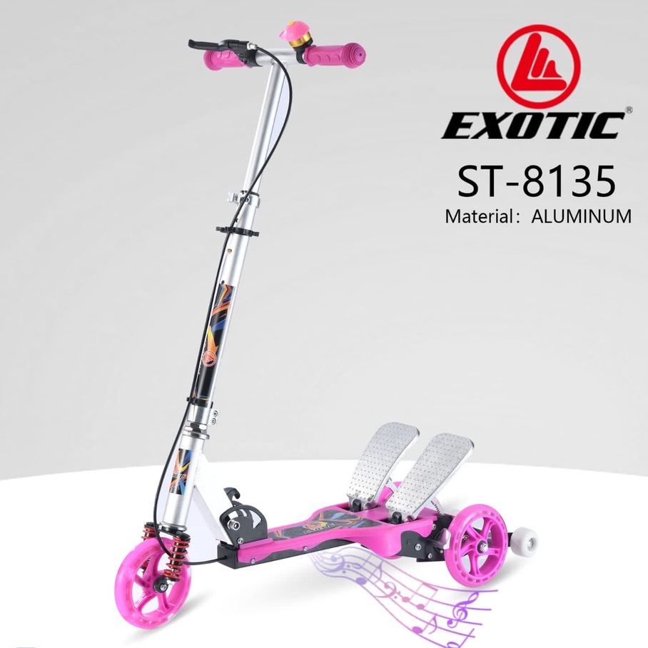 Scooter Anak Scooter Injak Exotic 8135 Otoped Skuter Musik Skuter Injak