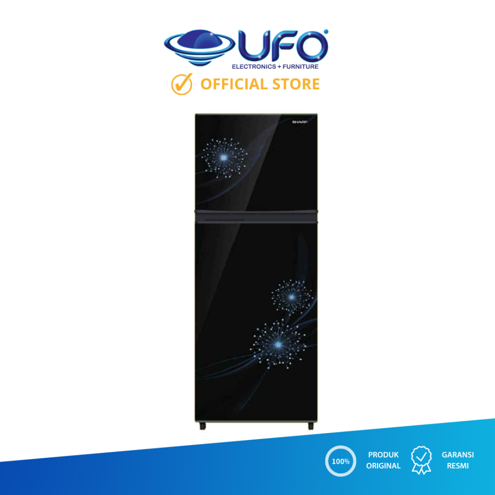 SHARP KULKAS 2 PINTU SJ237MGDB